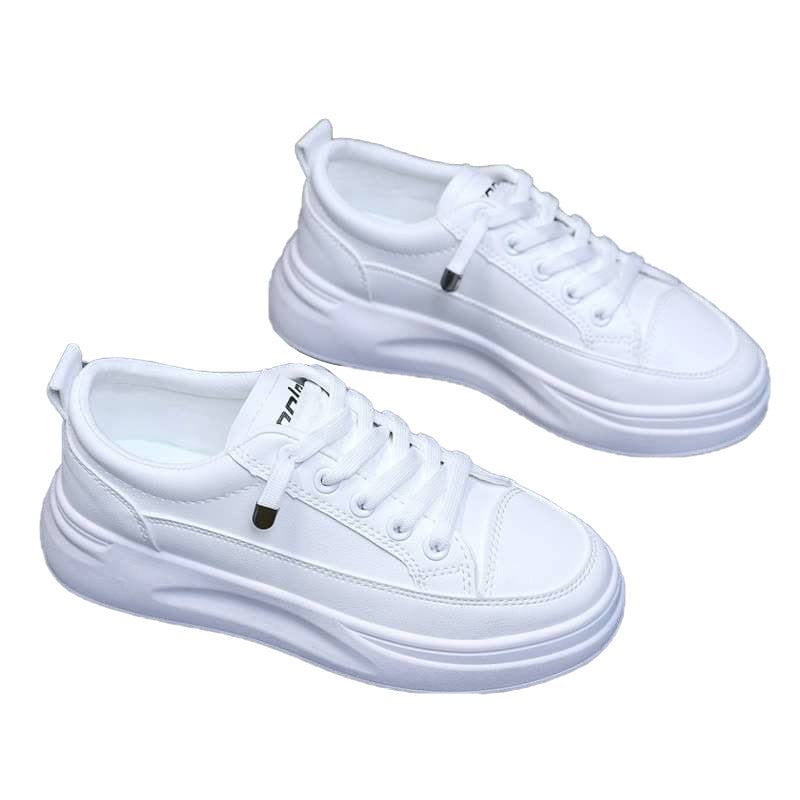Wholesale Ladies Leather White Shoes